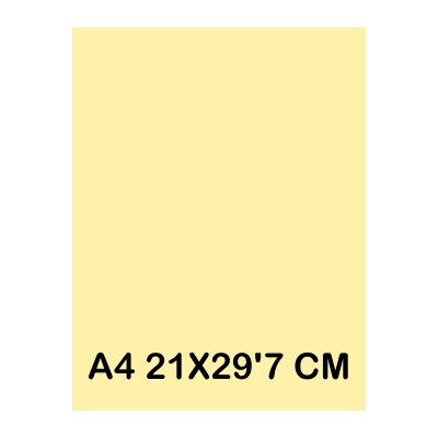 TAPAS CARTULINA A4 185GR AMARILLO LIMON