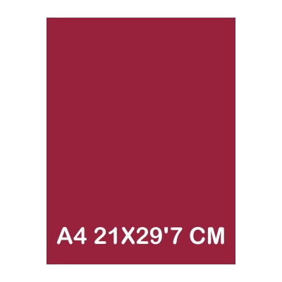 TAPAS CARTULINA A4 185GR GRANATE
