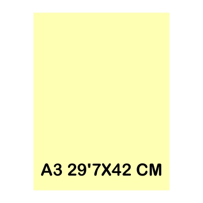 TAPAS CARTULINA A3 185G CREMA