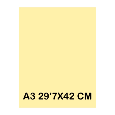 TAPAS CARTULINA A3 185G AMARILLO LIMON