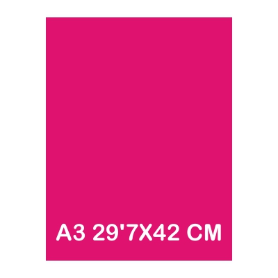 TAPAS CARTULINA A3 185G FUCSIA