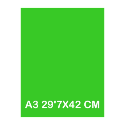 TAPAS CARTULINA A3 185G VERDE BILLAR