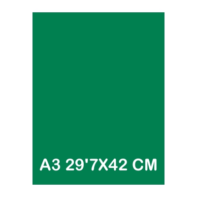 TAPAS CARTULINA A3 185G VERDE ABETO