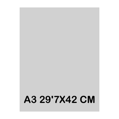 TAPAS CARTULINA A3 185G GRIS PERLA