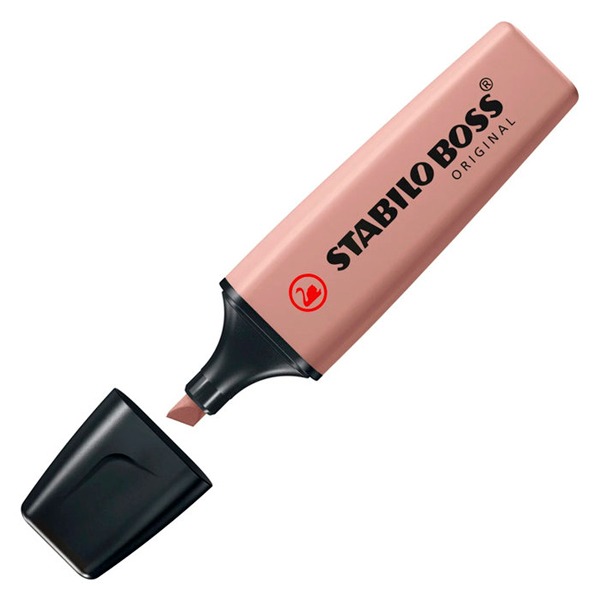 ROTULADOR FLUO STABILO MARRON PASTEL
