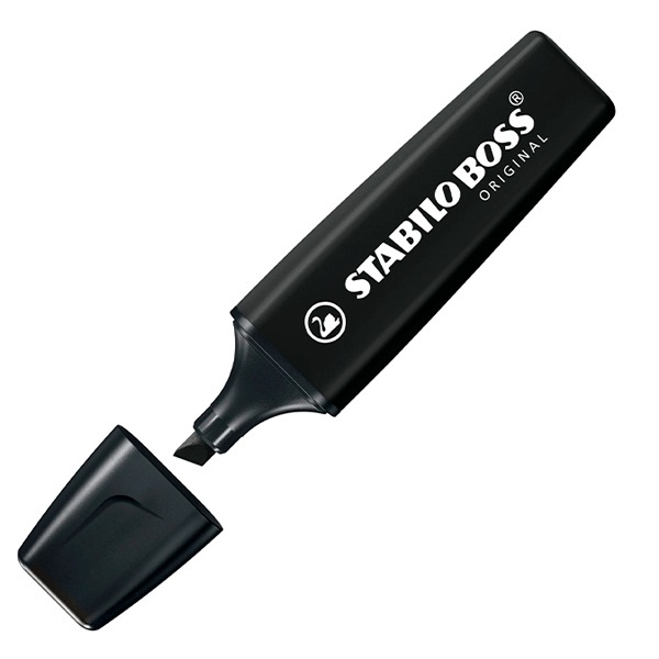 ROTULADOR FLUORESCENTE BOSS NEGRO