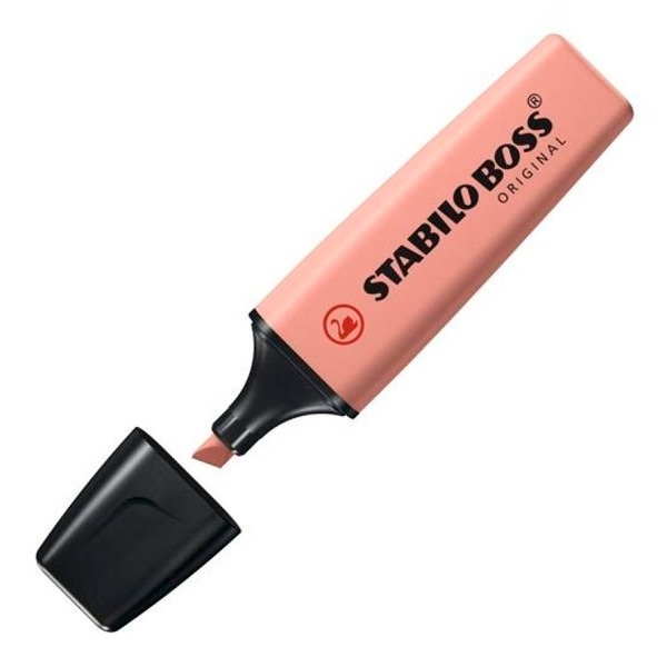 ROTULADOR FLUO STABILO ROSA PALIDO PAST