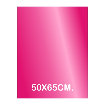 HOJA CHAROL FUSCIA BRILLO 50X65CM