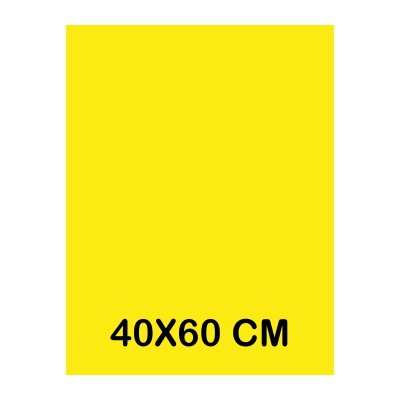 GOMA EVA AMARILLO ADHESIVA 60X40CM 2MM