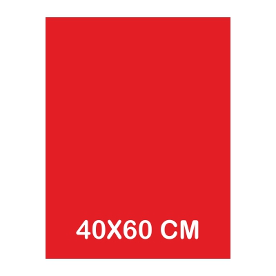 GOMA EVA ROJO ADHESIVA 60X40CM 2MM