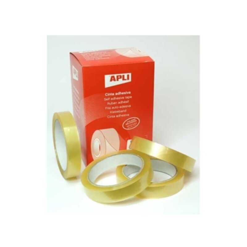 CINTA ADHESIVA TRANSPARENTE 19X66MM APL