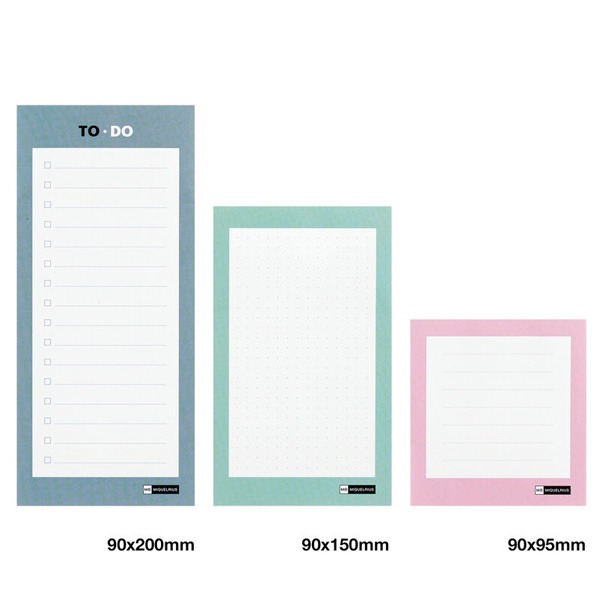 SET DE 3 BLOCS TO-DO