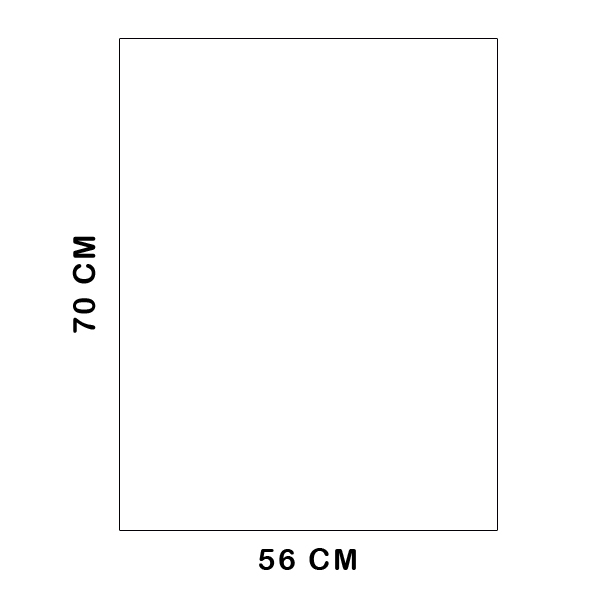 BOLSA DISFRACES TEJIDO 56X70 60G BLANCA