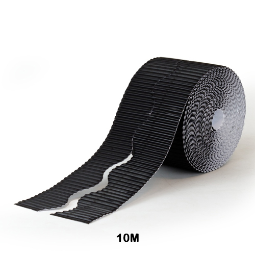 ROLLO CARTON ONDULADO CENEFA NEGRO