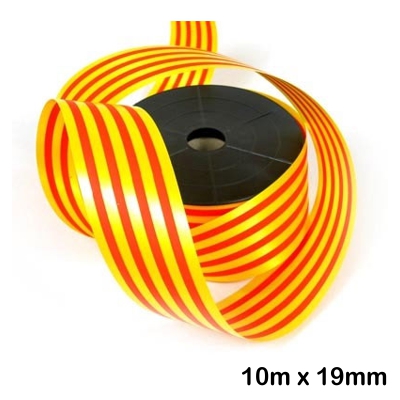 ROLLO 10M CINTA CATALANA PLASTICO 19MM