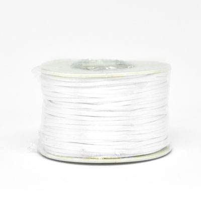 ROLLO CORDON SATINADO 2MM BLANCO