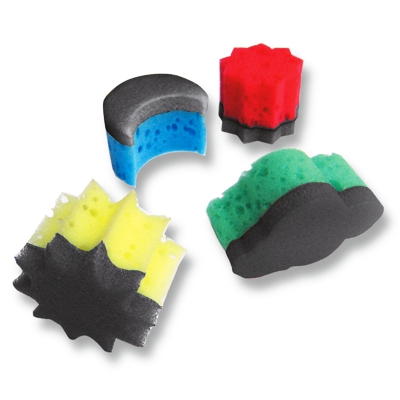 BOLSA 16UDS. ESPONJAS FORMAS VARIADAS