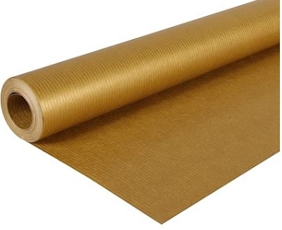 ROLLO KRAFT ORO 1X3M 70GR