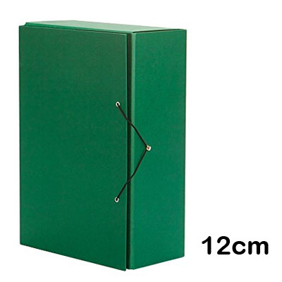 CAJA PROYECTO CARTON VERDE 12CM.