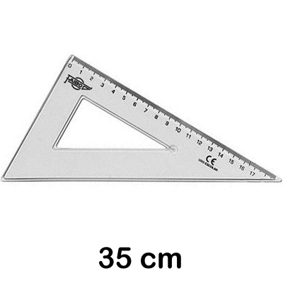 CARTABON 35CM. PLASTICO ESCOLAR