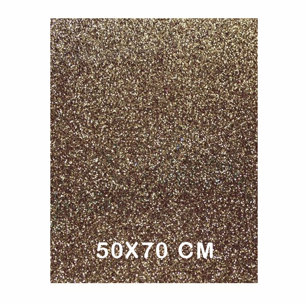 HOJA GOMA EVA PURPURINA 50X70CM MARRON