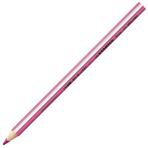 CAJA 12 LAPICES GRUESOS STABILO ROSA