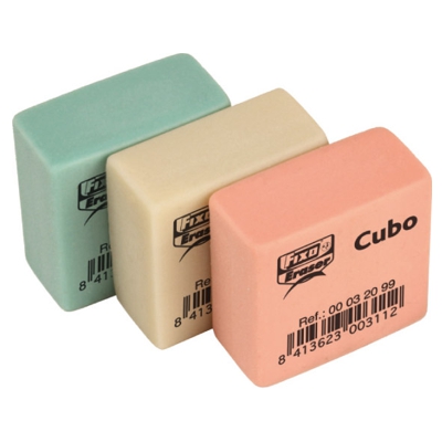 GOMA DE BORRAR CUADRADA FIXO