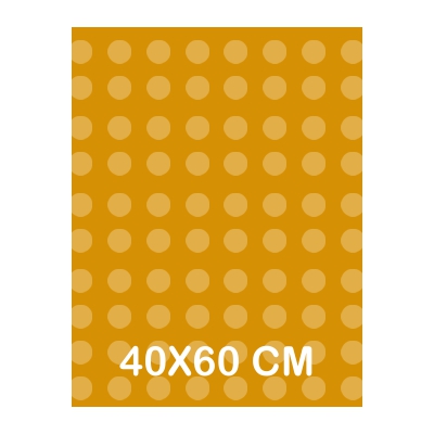 GOMA EVA ORO TOPOS METALIZADOS 60X40CM