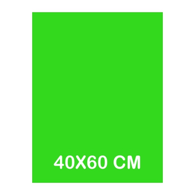 GOMA EVA VERDE FLUORESCENTE 60X40CM 2MM
