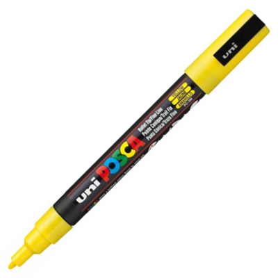 ROTULADOR POSCA FINO 3MM AMARILLO