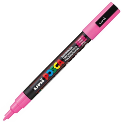ROTULADOR POSCA FINO 3MM ROSA