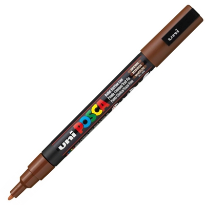 ROTULADOR POSCA FINO 3MM MARRON
