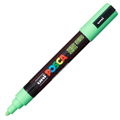 ROTULADOR POSCA MEDIUM 5MM VERDE FLOJO
