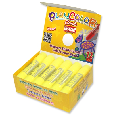 BARRA TEMPERA PLAYCOLOR AMARILLO 10GR