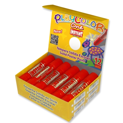 BARRA TEMPERA PLAYCOLOR ROJO 10GR