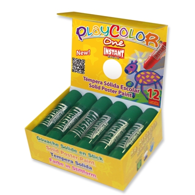 BARRA TEMPERA PLAYCOLOR VERDE OSCURO 10