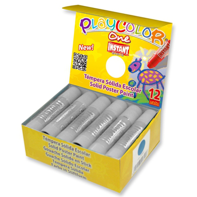 BARRA TEMPERA PLAYCOLOR PLATA 10GR