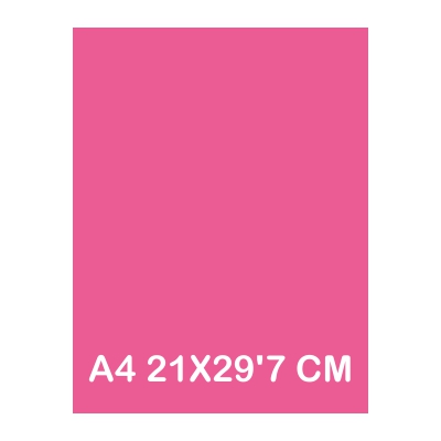 TAPAS CARTULINA A4 185GR ROSA CHICLE