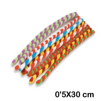 PAQ.15 LIMPIAPIPAS ESPIRAL COLORES VARIO