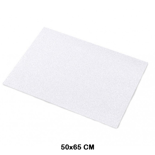CARTULINA PURPURINA 50X65CM BLANCA