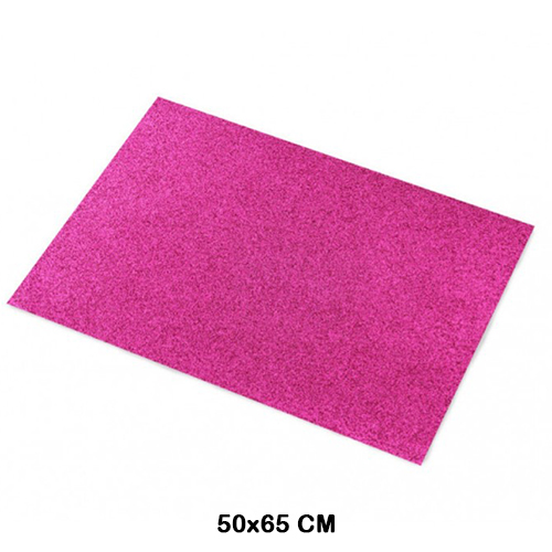 CARTULINA PURPURINA 50X65CM FUCSIA