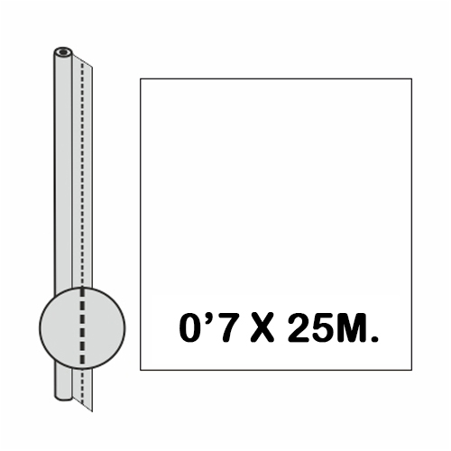 ROLLO CELOFAN 0'7X25M TREPANADO TRANSPA