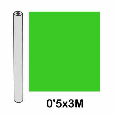 ROLLO FORRO 0.5X3M 100 MICRAS VERDE