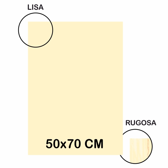 CARTULINA LR 220GR 50X70 CREMA ONICE
