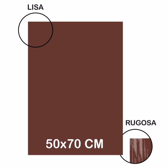 CARTULINA LR 220GR 50X70 MARRON FUERTE