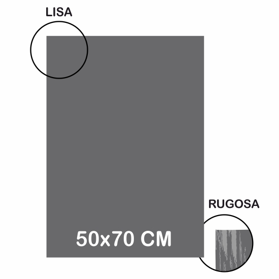 CARTULINA LR 220GR 50X70 GRIS OSCU HIER