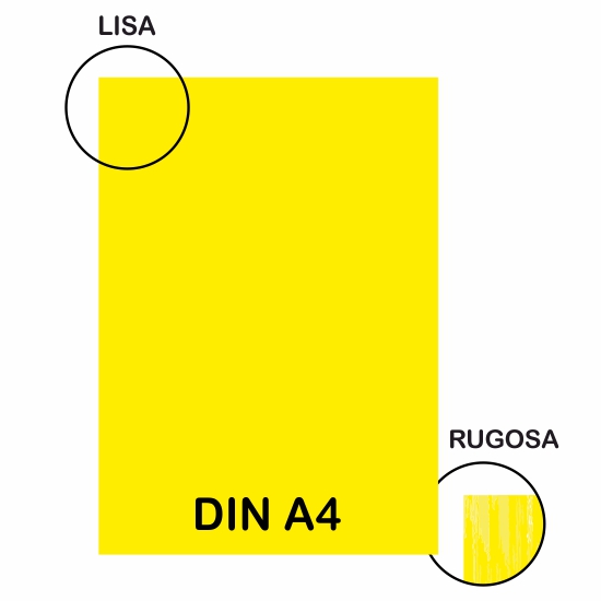 CARTULINA LR 220GR A4 AMARILLO CANARIO