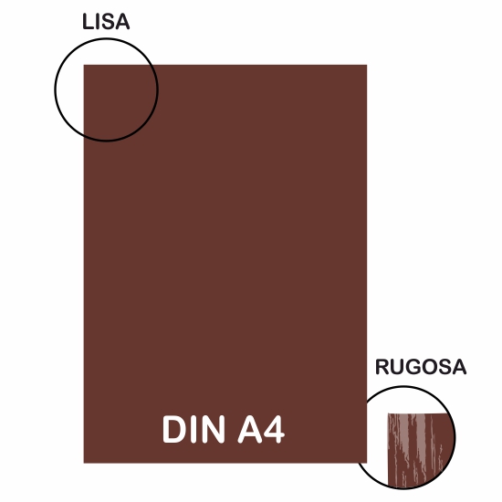 CARTULINA LR 220GR A4 MARRON OSCURO