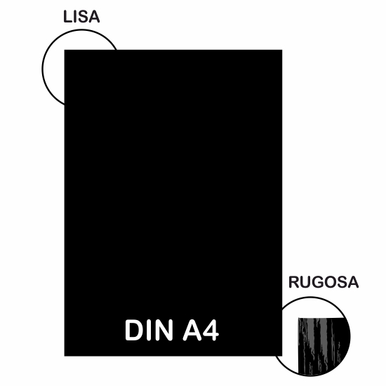 CARTULINA LR 220GR A4 NEGRA