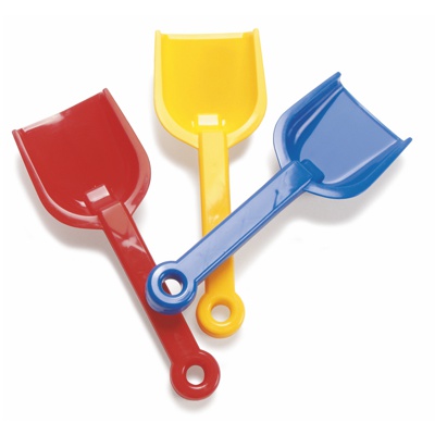 PALAS DE PLASTICO RESISTENTES DE 24CM.